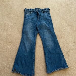 American Eagle Outfitters Blue Flare Jeans